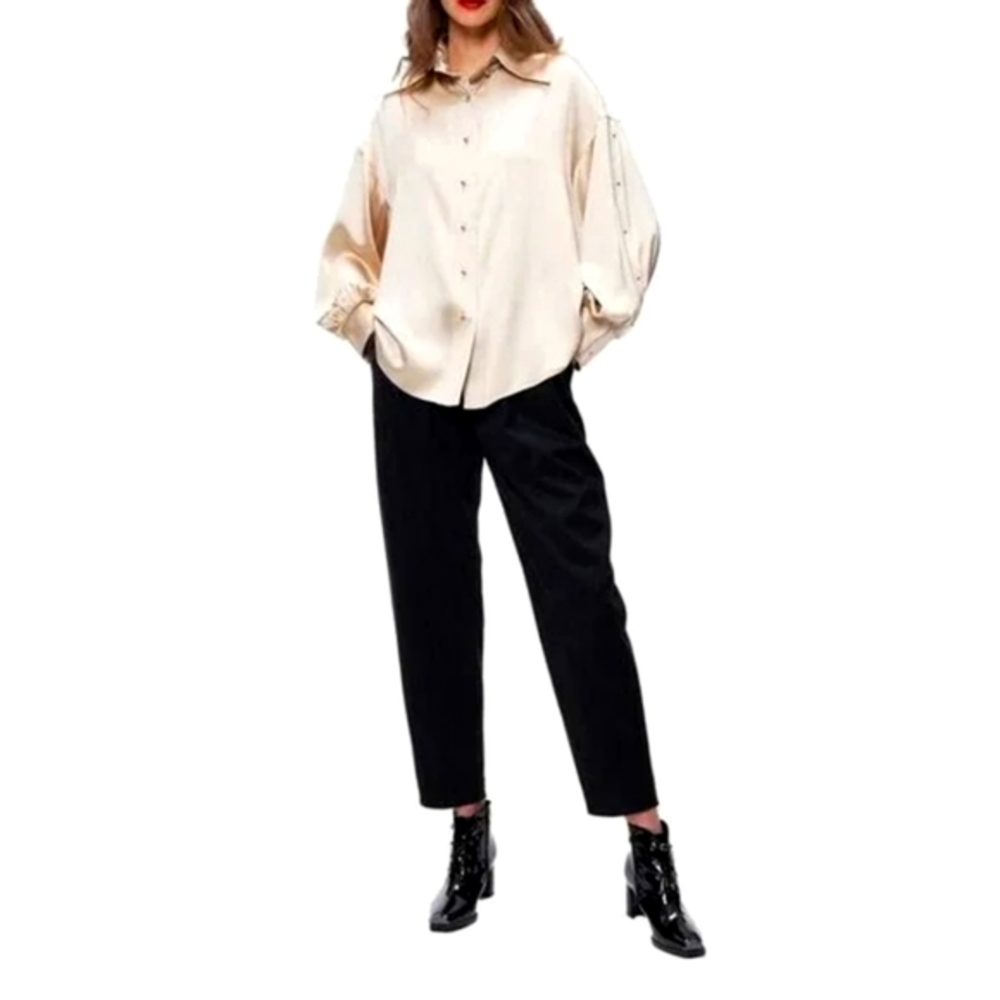NWT Vivienne Hu 100% Silk Blouse